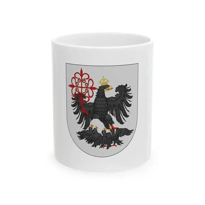 Bandera de la Ciudad de Buenos Aires 1980 (Argentina) White Coffee Mug 11oz - Go Mug Yourself