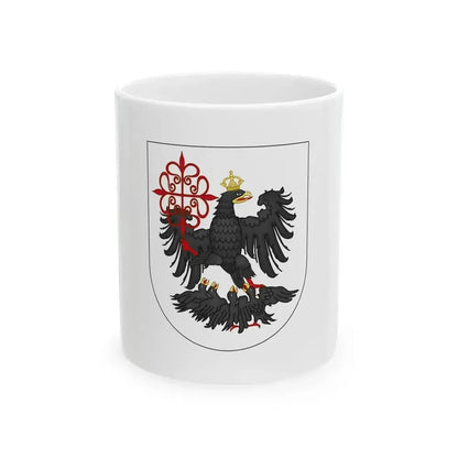 Bandera de la Ciudad de Buenos Aires (Argentina) White Coffee Mug 11oz - Go Mug Yourself