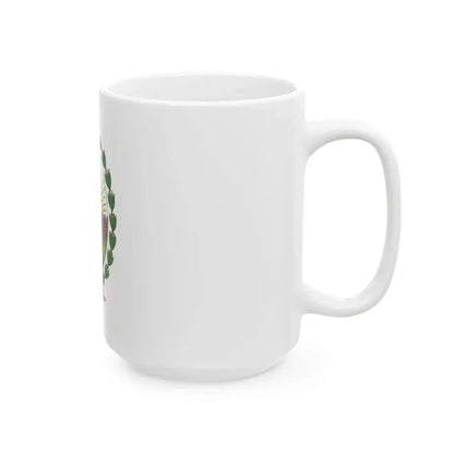 Bandera de la Ciudad de Rosario (Argentina) White Coffee Mug - Go Mug Yourself