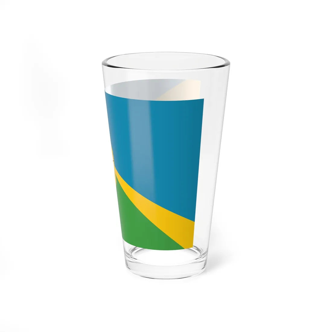 Bandera de la Ciudad de San Luis Argentina (Argentina) Pint Glass 16oz - Go Mug Yourself