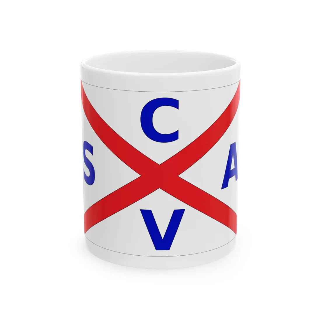 Bandera de la CSAV (Chile) White Coffee Mug 11oz - Go Mug Yourself