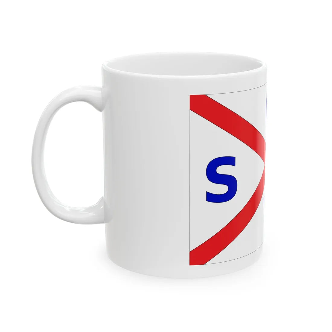 Bandera de la CSAV (Chile) White Coffee Mug - Go Mug Yourself
