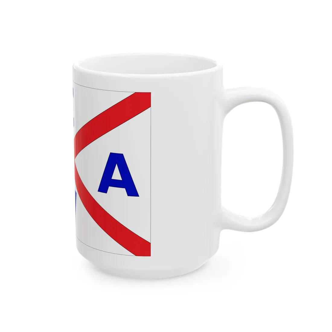Bandera de la CSAV (Chile) White Coffee Mug - Go Mug Yourself