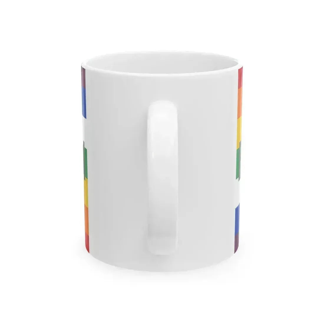 Bandera de la Ecuarunari (Ecuador) White Coffee Mug - Go Mug Yourself