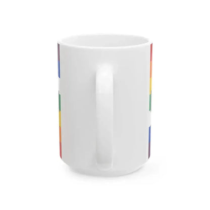 Bandera de la Ecuarunari (Ecuador) White Coffee Mug - Go Mug Yourself