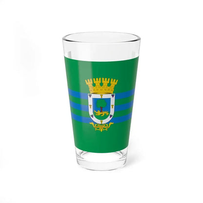 Bandera de La Florida Chile (Chile) Pint Glass 16oz 16oz - Go Mug Yourself