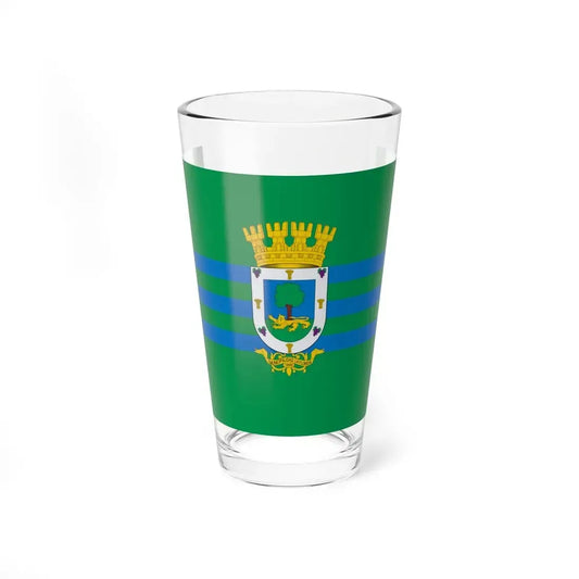 Bandera de La Florida Chile (Chile) Pint Glass 16oz 16oz - Go Mug Yourself