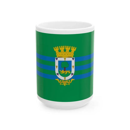 Bandera de La Florida Chile (Chile) White Coffee Mug 15oz - Go Mug Yourself