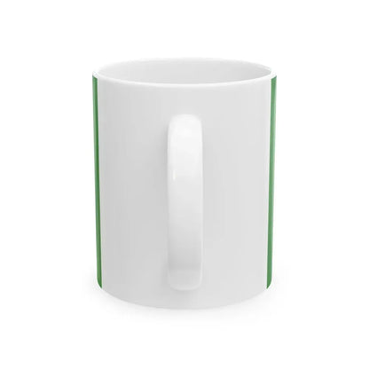 Bandera de la Gendarmeria Argentina (Argentina) White Coffee Mug - Go Mug Yourself