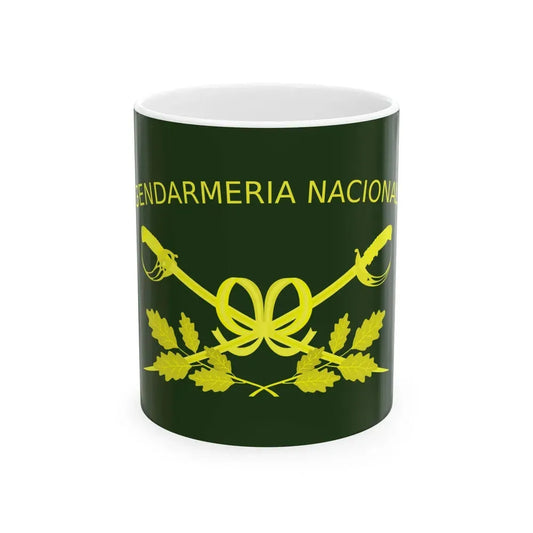 Bandera de la Gendarmeria Argentina II (Argentina) White Coffee Mug 11oz - Go Mug Yourself