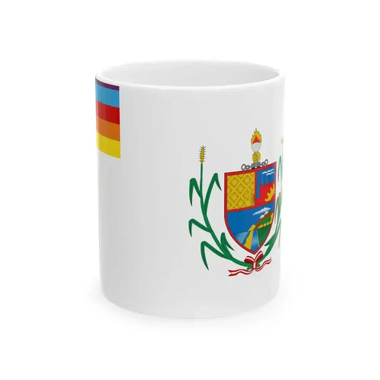 Bandera de La Libertad Peru (Peru) White Coffee Mug 11oz - Go Mug Yourself