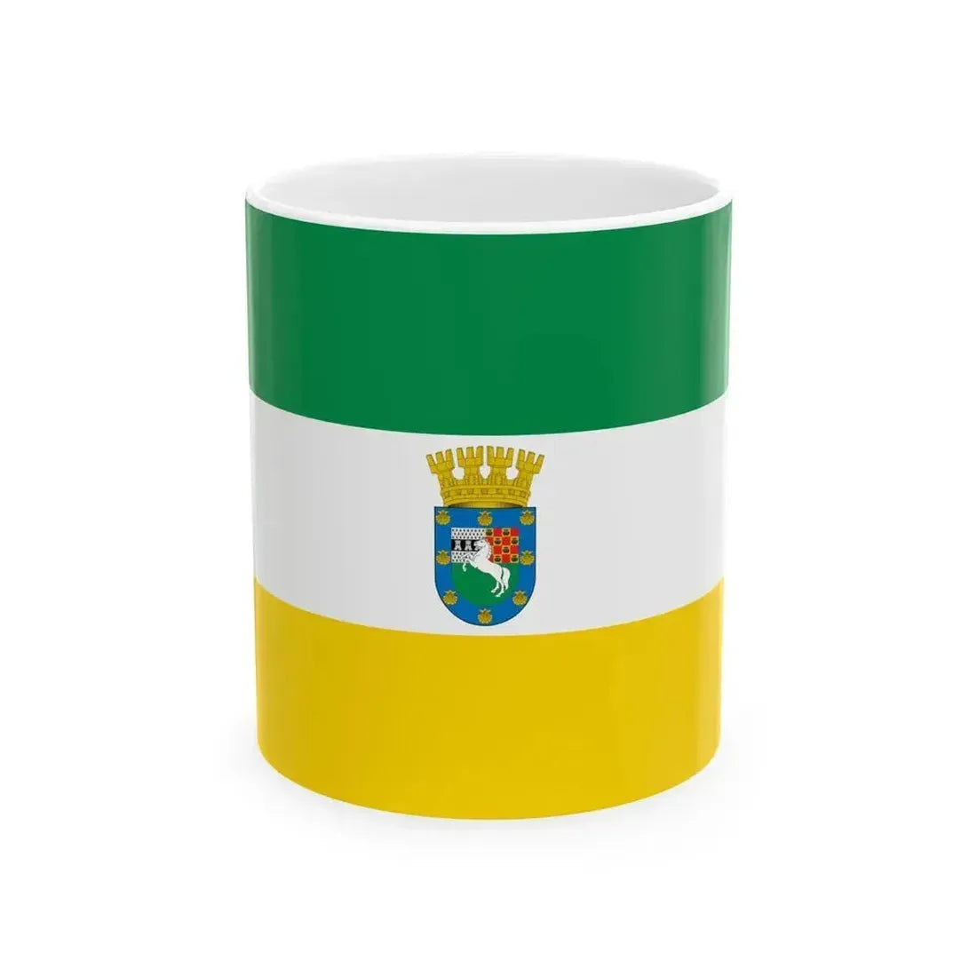 Bandera de La Pintana (Chile) White Coffee Mug 11oz - Go Mug Yourself