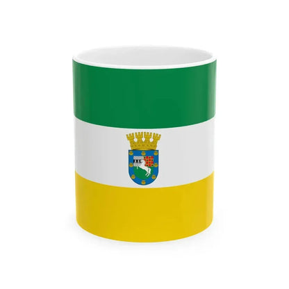 Bandera de La Pintana (Chile) White Coffee Mug 11oz - Go Mug Yourself