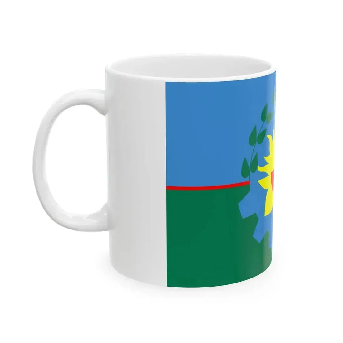 Bandera de la Provincia de Buenos Aires (Argentina) White Coffee Mug - Go Mug Yourself