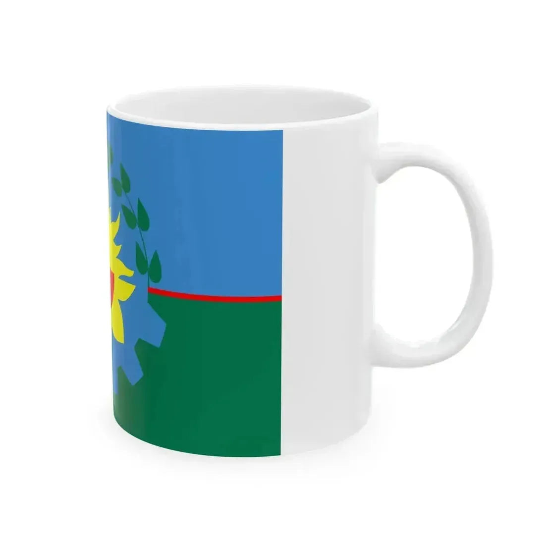 Bandera de la Provincia de Buenos Aires (Argentina) White Coffee Mug - Go Mug Yourself