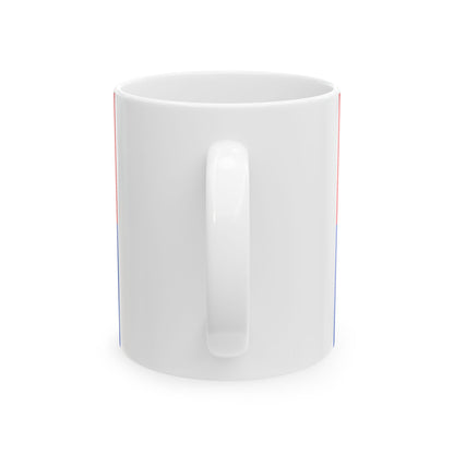 Bandera de la Provincia de Cartago (Costa Rica) White Coffee Mug-Go Mug Yourself