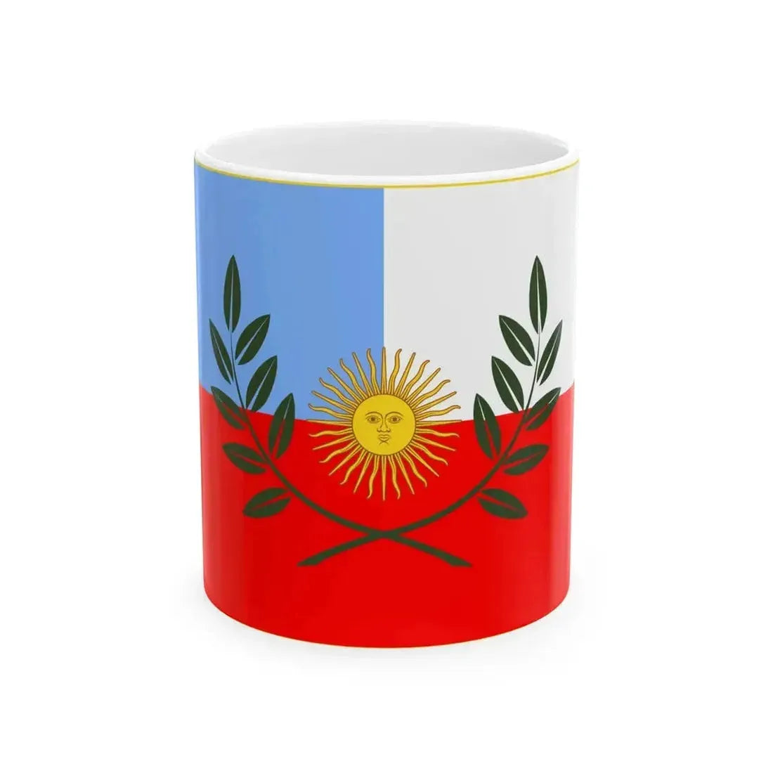 Bandera de la Provincia de Catamarca (Argentina) White Coffee Mug 11oz - Go Mug Yourself