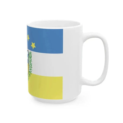 Bandera de la Provincia de Colon-Panama (Panama) White Coffee Mug - Go Mug Yourself