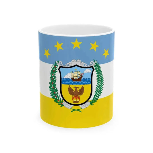 Bandera de la Provincia de Colon (Panama) White Coffee Mug 11oz - Go Mug Yourself