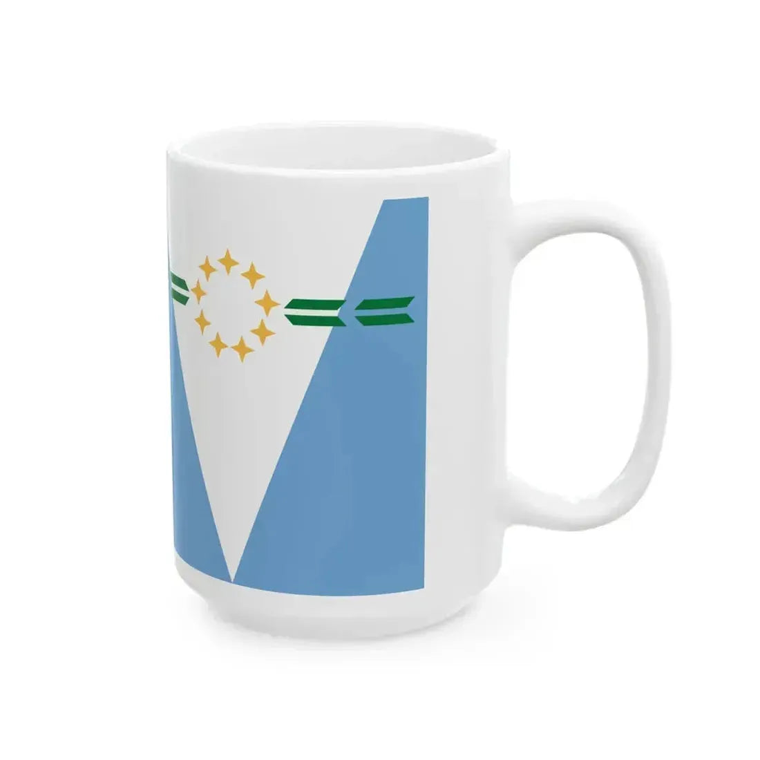 Bandera de la Provincia de Formosa (Argentina) White Coffee Mug - Go Mug Yourself