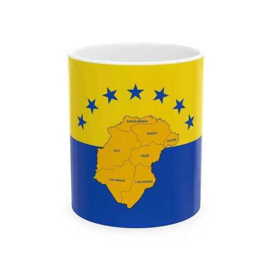 Bandera de la Provincia de Herrera (Panama) White Coffee Mug 11oz - Go Mug Yourself