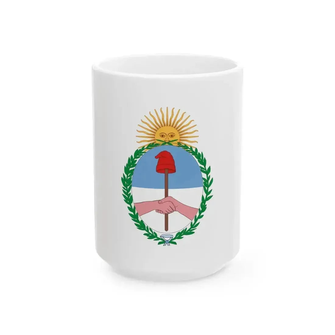 Bandera de la Provincia de Jujuy (Argentina) White Coffee Mug 15oz - Go Mug Yourself