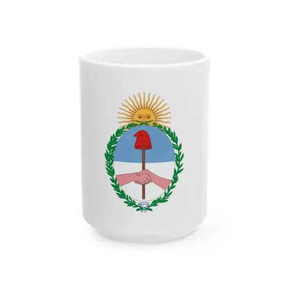 Bandera de la Provincia de Jujuy (Argentina) White Coffee Mug 15oz - Go Mug Yourself