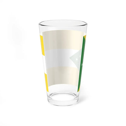 Bandera de la Provincia de Panama Oeste (Panama) Pint Glass 16oz - Go Mug Yourself