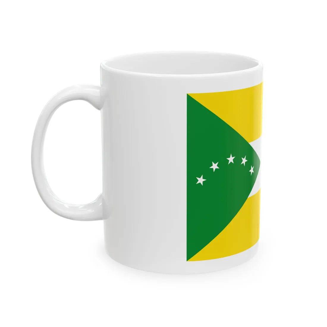 Bandera de la Provincia de Panama Oeste (Panama) White Coffee Mug - Go Mug Yourself