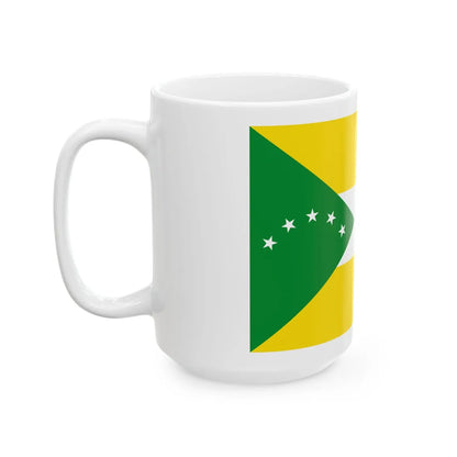 Bandera de la Provincia de Panama Oeste (Panama) White Coffee Mug - Go Mug Yourself