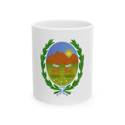 Bandera de la Provincia de San Luis (Argentina) White Coffee Mug 11oz - Go Mug Yourself