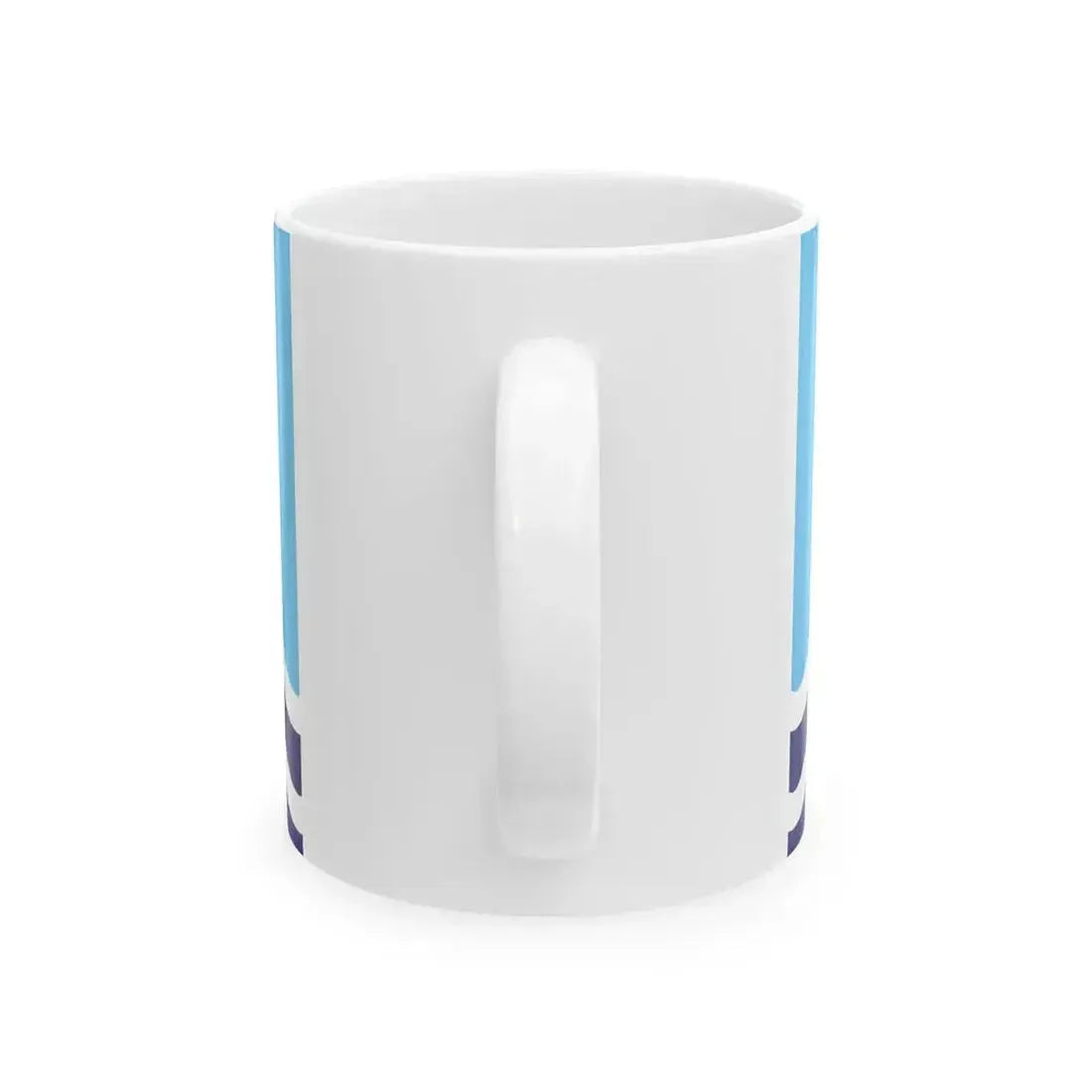 Bandera de la Provincia de Santa Cruz (Argentina) White Coffee Mug - Go Mug Yourself