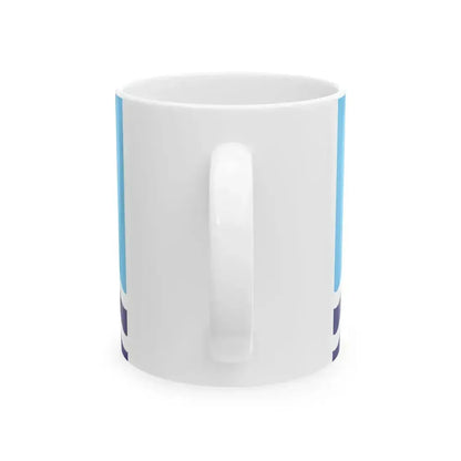 Bandera de la Provincia de Santa Cruz (Argentina) White Coffee Mug - Go Mug Yourself