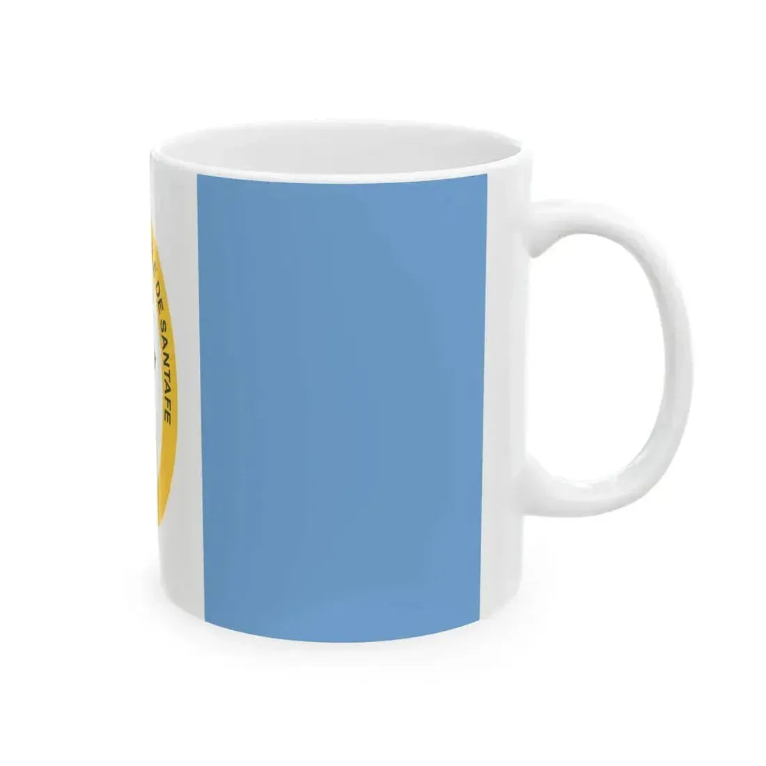 Bandera de la Provincia de Santa Fe (Argentina) White Coffee Mug - Go Mug Yourself