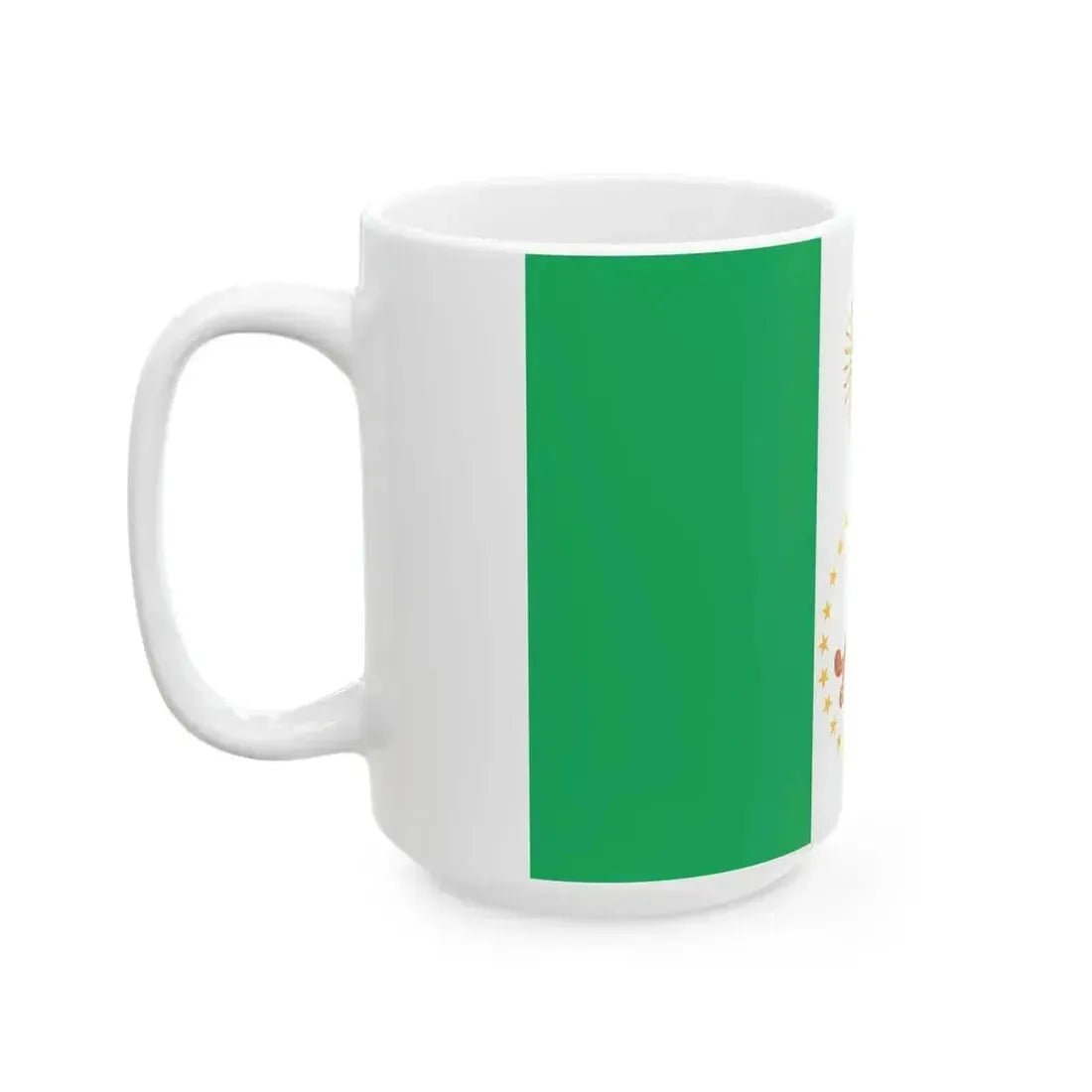 Bandera de la Provincia del Chaco (Argentina) White Coffee Mug - Go Mug Yourself