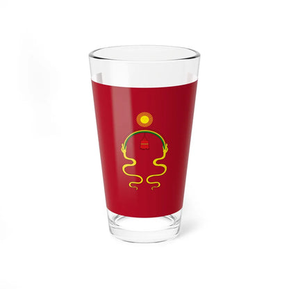 Bandera de la rebelion de 1780 (Peru) Pint Glass 16oz 16oz - Go Mug Yourself