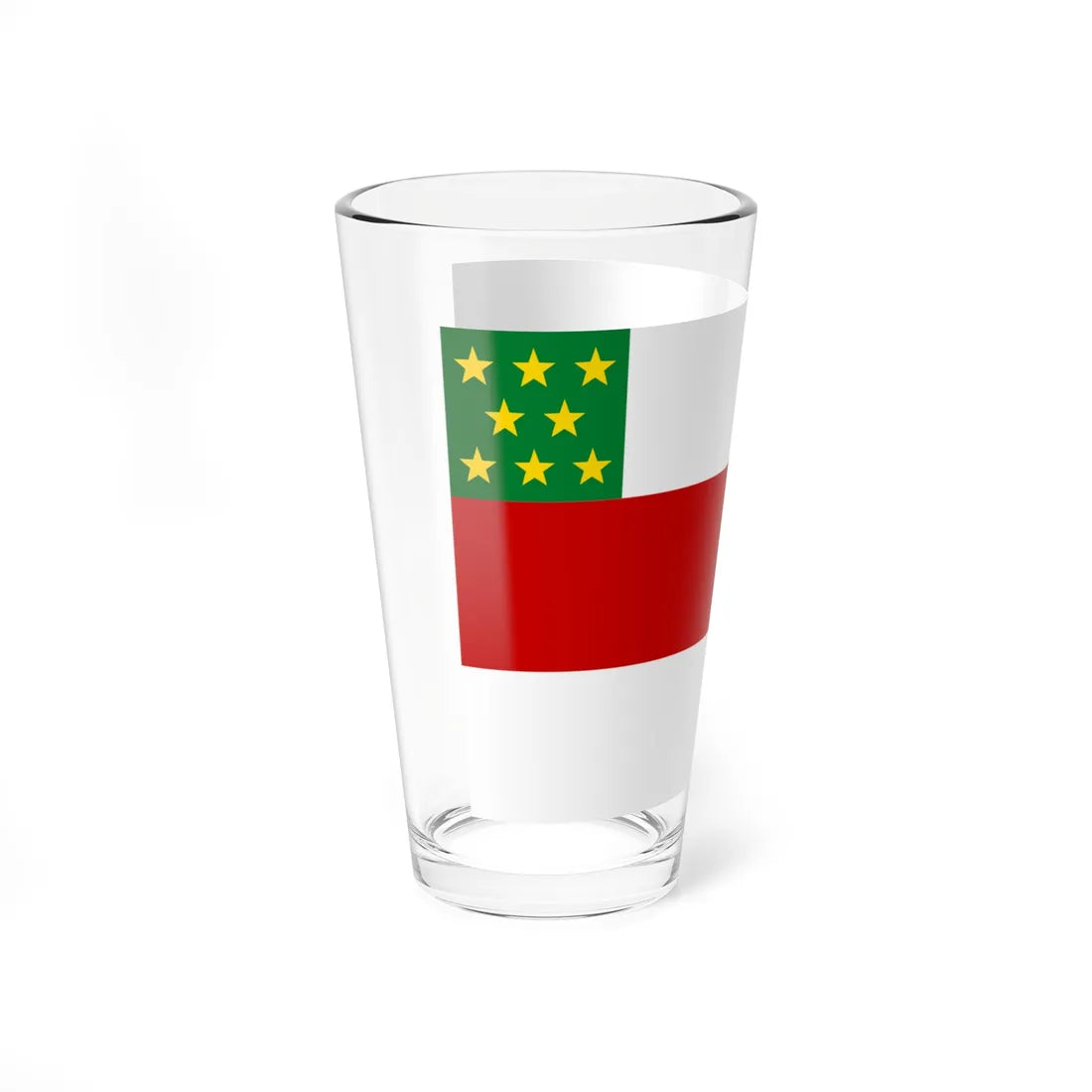 Bandera de la region de Piura (Peru) Pint Glass 16oz - Go Mug Yourself