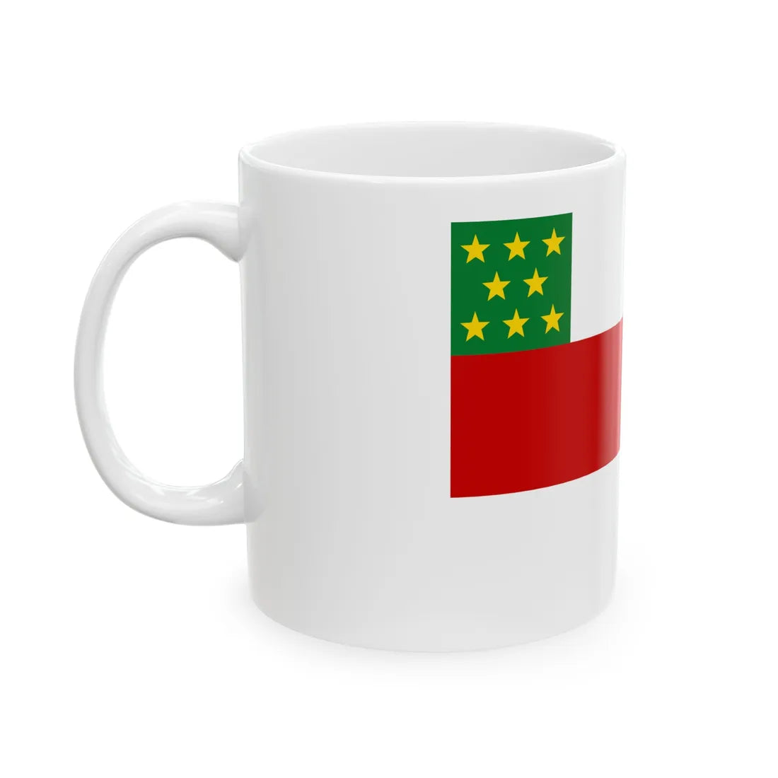 Bandera de la region de Piura (Peru) White Coffee Mug - Go Mug Yourself