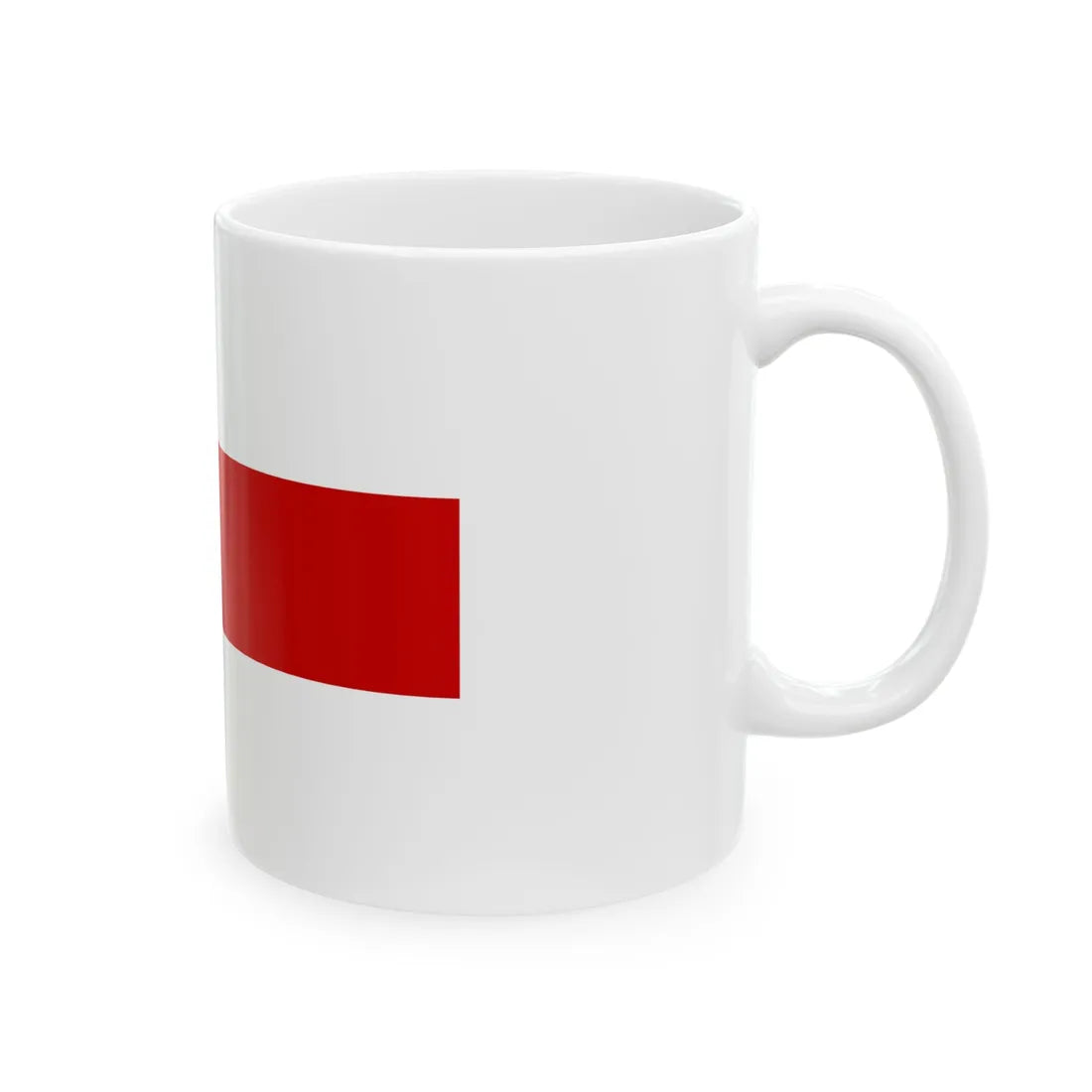 Bandera de la region de Piura (Peru) White Coffee Mug - Go Mug Yourself