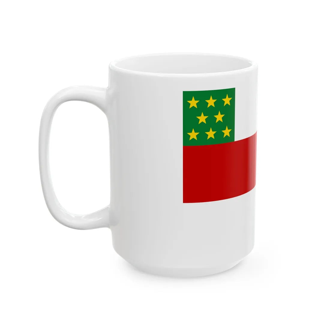 Bandera de la region de Piura (Peru) White Coffee Mug - Go Mug Yourself