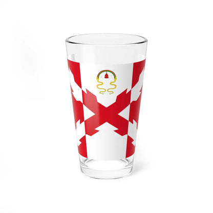 Bandera de la Sociedad de Patriotas (Peru) Pint Glass 16oz 16oz - Go Mug Yourself