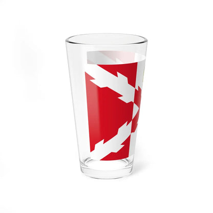 Bandera de la Sociedad de Patriotas (Peru) Pint Glass 16oz - Go Mug Yourself