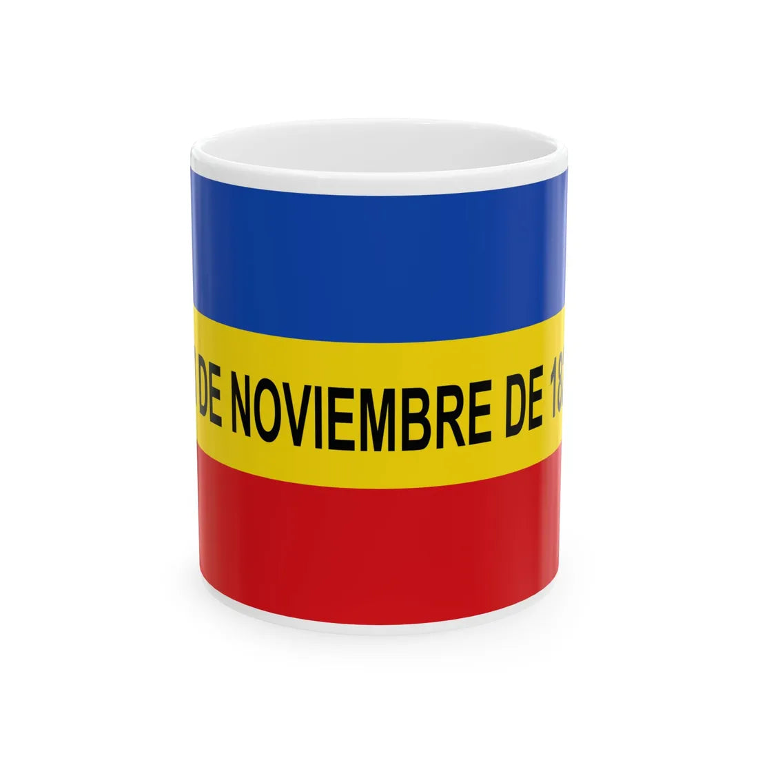 Bandera de La Villa de Los Santos (Panama) White Coffee Mug 11oz - Go Mug Yourself