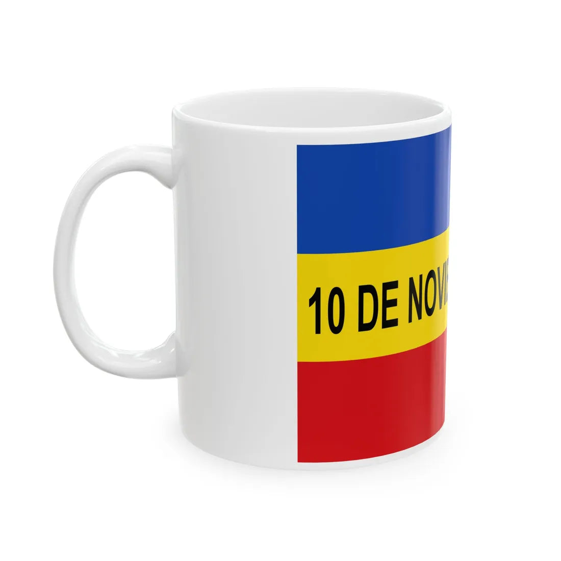 Bandera de La Villa de Los Santos (Panama) White Coffee Mug - Go Mug Yourself
