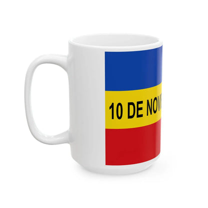 Bandera de La Villa de Los Santos (Panama) White Coffee Mug - Go Mug Yourself