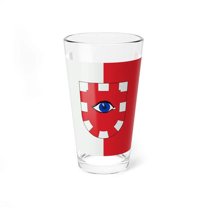Bandera de lAlcúdia de Veo (Spain) (Coat of Arms) Pint Glass 16oz 16oz - Go Mug Yourself
