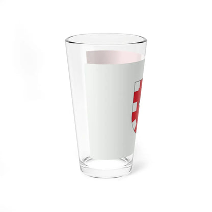 Bandera de lAlcúdia de Veo (Spain) (Coat of Arms) Pint Glass 16oz - Go Mug Yourself