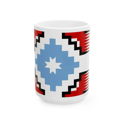 Bandera de Leftraru (Argentina) White Coffee Mug 15oz - Go Mug Yourself