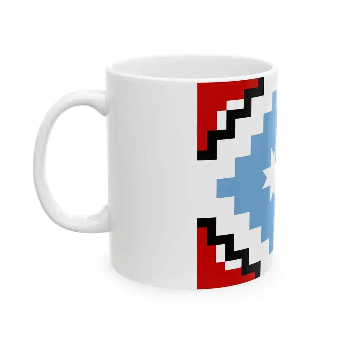 Bandera de Leftraru (Argentina) White Coffee Mug - Go Mug Yourself