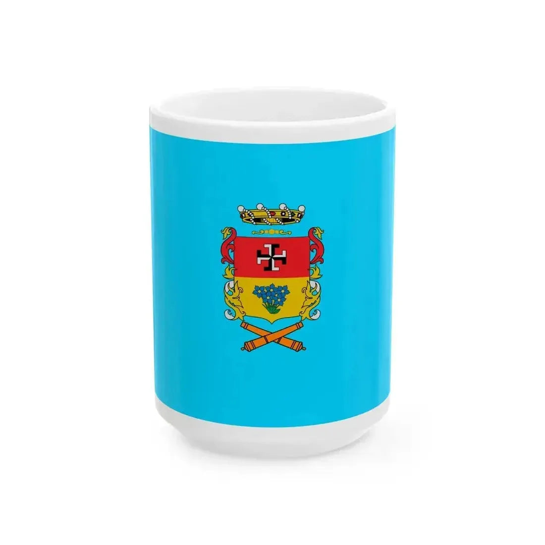 Bandera de Linares Chile (Chile) White Coffee Mug 15oz - Go Mug Yourself